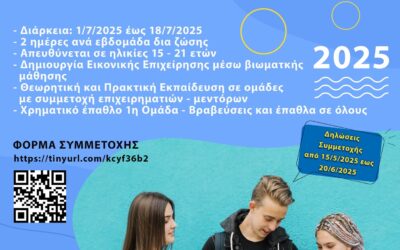 2o Summer School Επιχειρηματικότητας από το Δήμο Αγίου Νικολάου σε συνεργασία με το Τμήμα Διοικητικής Επιστήμης και Τεχνολογίας